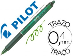 Bolígrafo Pilot Frixion Clicker borrable tinta verde